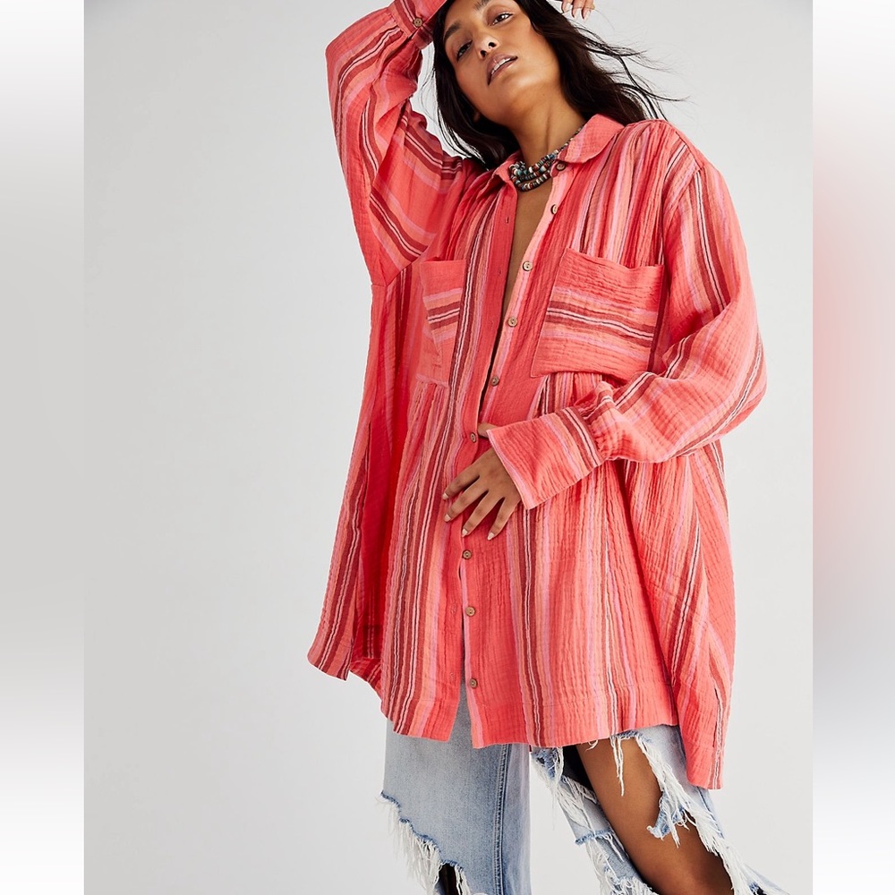 Brand new without tags Free People shirt dress